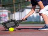 Pickleball Training Net, Iron Frame Rebounder with Non-Slip Handle for Swing Practice, Multicolor V1308-DSZKI-2695