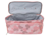 Knitting Bag Pink Oxford Cloth DIY Multifunctional Portable Crochet Holder Bag with Dividers for V1294-YM0706-3117230171111