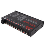 7-Band Graphic Equalizer Car Audio Graphic Equalizer, Low Pass 7-Band Graphic EQ for Stereo System V1366-AZ2-W-19075