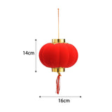 Lanterns Round Small Handcrafted Lantern Decoration for Tent RV Courtyard Terrace Red V1294-YM0718-220915LD04-4
