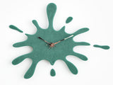 Creative Splatter Design Wall Clock - Silent Movement, Modern Decorative Timepiece V888-ELOSUNG35428