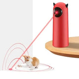 Smart Laser Pet Toy with Automatic Moving Light, Interactive Infrared Cat Teaser for Indoor Play, V1341-ZY-UVZ4M8YR-WHITE