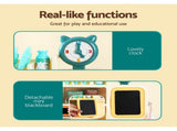 Keezi Kids Kitchen Pretend Play Set Cooking Sound Steam Light Function PLAY-KITCHEN-CFL