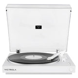 Victrola Automatic Turntable Victrola Tempo Bookshelf Speakers Bundle - White V398-VPT-800-WHT-BUN