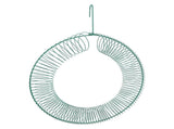 Hanging Wreath Bird Feeder Carbon Steel Large Capacity Portable Peanut Bird Feeder with Hanging Hook V1294-YM0901-3111240293212