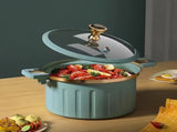 Multifunctional Vacuum Pressure Cooker Clearance! 15.16x10.24x5.51in Large Capacity 8L Soup Pot for V1189-LWWAL-20260401-05640