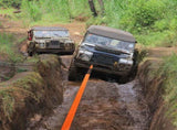 Off-Road Recovery Kit, 7.6 x 914.4 cm, Heavy Duty Winch Recovery Kit with 13608 kg Tow Straps, 20T V952-JPJYGJB8J000SBO12V0