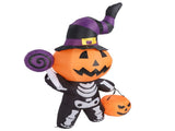 Inflatable Ghost Decoration with LED Lights Water Resistant Cute Blow Ups Skeleton Decor for Yard V1294-YM0901-3115240073212