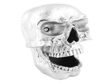 Motorcycle Headlight Skull Decoration Retro Head Bone Headlight Decoration for Motorcycle V1294-YM0901-10279046