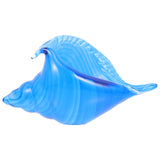 Glass Sea Snail Figurine Decorative Desktop Ornament for Office and Home Housewarming V1370-AZ4-09863
