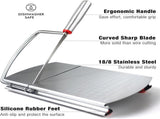 Stainless Steel Cheese Slicer with Cutting Wire and Measurement Markings for Precise Slices & Cubes V1258-DP02-BOL-232
