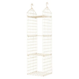 3 Tier Closet Hanging Organizer, Metal Closet Organizers, Wire Storage Shelf for Clothes Sweaters V1369-AZ3-W-17801