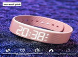 Women'S Watch Multifunctional Watch Alarm Watch Pedometer Watch Timer Watch - Rose red - Size 01 V1102-960-64789-ROS1-01