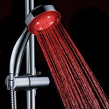 7 Colors LED Shower Head, Multicolor, Universal Fit, with strong thermal material, pressure-boosted V1189-LC-LY-00068