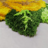 Toilet Rugs Rose Toilet Mat, Non Slip Rugs, Machine Washable, Absorbent, Super Cozy Yellow V1369-AZ3-W-02404