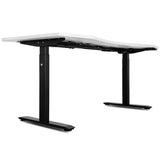 Lifespan Fitness Cyclestation 3 Exercise Bike with ErgoDesk Automatic Standing Desk 150cm in V572-LFEX-CLSTN3-A