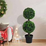 Lambu Artificial Double Ball Boxwood Trees UM1257-2