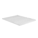 Giselle Bedding Memory Foam Mattress Topper 7-Zone Airflow Pad 8cm King White MATTRESS-TOP-7ZONE-8-K