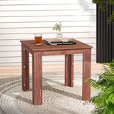 Gardeon Coffee Side Table Wooden Desk Outdoor Furniture Camping Garden Brown FF-BEACH-DESK-BR