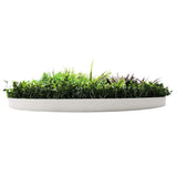 Slimline Artificial Green Wall Disc Art 100cm Grassy Fern UV Resistant V637-DP9856