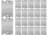 50 Pcs Nail Plates for Wood Studs, 1.5" x 2.5" Cable Wire Protector with Pointed Prongs, Steel V1192-AZ-W-1069