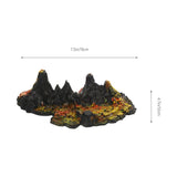 10pcs Volcanic Eruption Model Ornaments Plastic Decoration for Home Decor Friends V1366-AZ2-W-22958