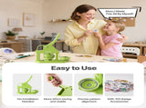 Button Maker Machine, 58 mm, Plastic Pin Maker with 100pcs Button Parts, Mr. Panda Magic Book, V952-SLKXZJ58MMSLEPFBY001V0