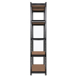 Giantz 4x1.8M Garage Shelving Warehouse Rack Pallet Racking Storage Shelve Black WR-9X18-BKX4