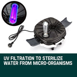 PROTEGE Aquarium External Canister Filter Aqua Fish Tank Pond Pump UV Light 1850 L/H V219-AQUEFPPROA4M0