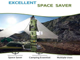Hanging Storage Canopy Organizer for Camping Supplies Soccer Park Awnings Campsite, 2 in 1 Storage V1369-AZ3-W-05392