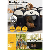 i.Pet Dog Playpen Tent Pet Crate Fence 3XL Enclosure PET-DOGPLAYPEN-CL-3XL-BK