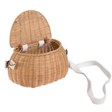 Kids Backpacks Portable Hand Woven Basket Handmade Woven Bike Basket Great for Camping Photography V1294-YM0721-10121001