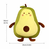 Avocado Plush Toy Soft Stuffed Animal Doll Short Plush Cotton Material for Home Car Decor Camping V1369-AZ3-W-14344
