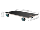 Furniture Dolly, 551 lbs Load Capacity, Furniture Moving Dollies with 4 TPR Silent Wheels, Rectangle V952-JJBYTCPBJHB236VS4V0