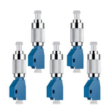 5Pcs Visual Fault Locator Fiber Adapter, Fiber Optic Connector, Single Mode 9/125um FC Male to LC V1192-AZ-W-3003