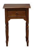 Milly Turn Leg 1 Drawer Side Table V199-T83M