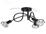 3 Heads Pendant Light Hollow Iron Ceiling Lamp Base for Bedroom Dining Room Living Room for E14 Bulb V1294-YM0523-3119210252211
