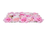 3D Flower Wall Panel, 12 PCS 15 x 15 inch, Artificial Floral Wall Background Mesh Backing V952-PJSRZZWQ12PCUTY5VV0