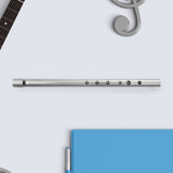 1Pc Aluminum Alloy Clarinet Silver Lightweight Portable Musical Instrument for Playing V1366-AZ2-W-17341
