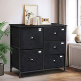 Levede Chest of 5 Drawers Storage Cabinet CH1107-5-DG