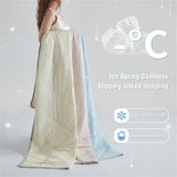 Cozy Bliss Cooling Blanket for Hot Sleepers, 0.4 Cooling Comfort Throw Twin Size,Cold Blankets for V1370-AZ4-24347