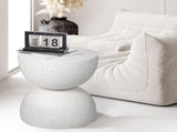 Levede Side Table Terrazzo Coffee Tables Beige CH1086