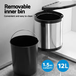 Cefito Pull Out Bin Swing Out Bins 12L POT-BIN-CIR-002