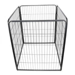 YES4PETS 4 Panels 100 cm Heavy Duty Pet Dog Cat Puppy Rabbit Exercise Playpen Fence Extension V278-HPL100-4-A