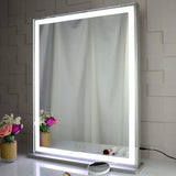 10x Magnification Mirror with Smart Touch Control and 3 Colors Dimmable Light for Bathroom and V178-30001