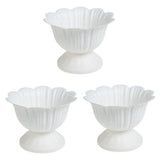 3-Piece Flower Pot Set for Yard and Desktop Use, Perfect Plant Containers for Simple Flower V1369-AZ3-W-15497