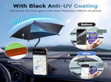 2PCS Car Phone Umbrella for Sun Dual Magnetic Cellphone Sunshade Shield V1258-DP01-I-00091