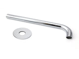 Polisehd Chrome Round 250mm Long Water Filler Spout Bath Tub Wall Mounted Outlet V1233-SP60525CR