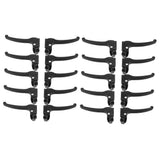 Bike Brake Levers Black Plastic Sturdy Durable for Bicycles 10Pairs V1369-AZ3-W-20858