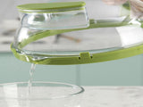 Microwave Splatter Cover Keep Freshness Avoid Tainting High Temperature Resistance Retractable Clear V1294-YM0901-3118240146211